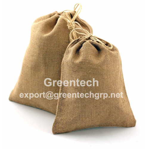 Jute Drawstring bags